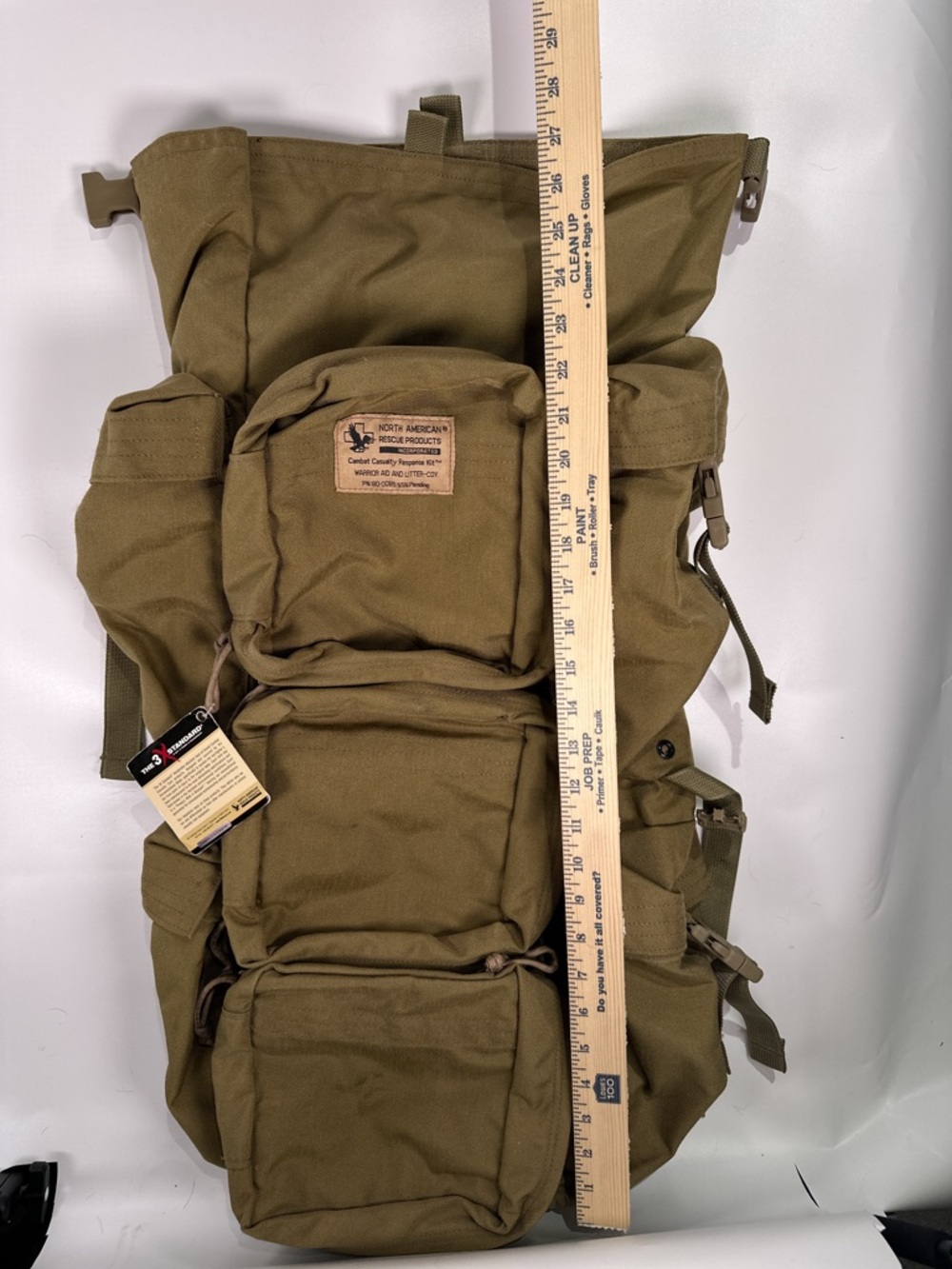 North American Rescue WALK Medical Backpack Tactical Nylon Coyote Brown - Picture 15 of 15